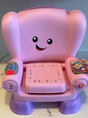 Fisher-Price Interactive Laugh and Learn Smart Stages Pink Chair